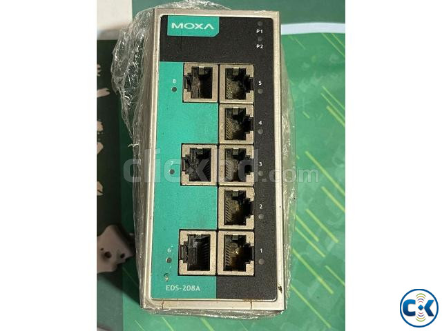 Moxa EDS208A Industrial switch. large image 0
