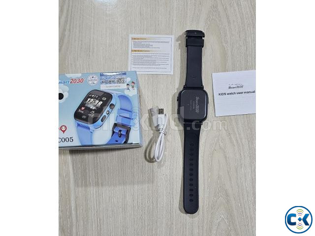 Smart2023 C005 GPS Calling Kids Watch With Camera Black large image 2