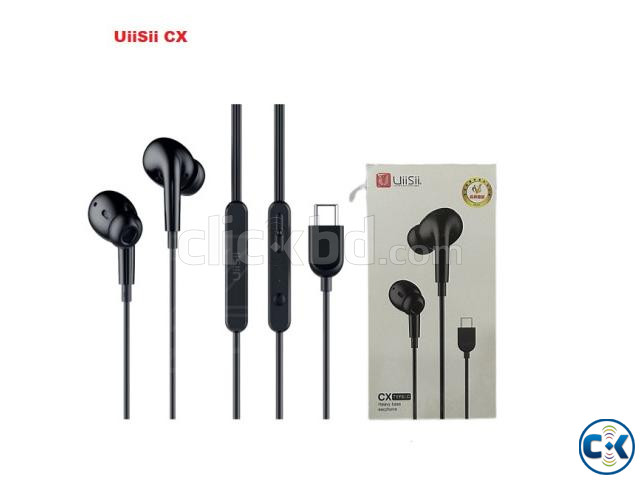 UiiSii CX Type C Heavy Base Earphone Black large image 0