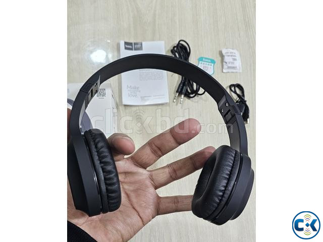 Hoco W46 Foldable Bluetooth Headphones 20 Hour Charge large image 4