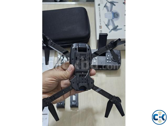 E99 PRO 4K WiFi Drone Dual Camera Dual Battery Foldable Dron large image 3