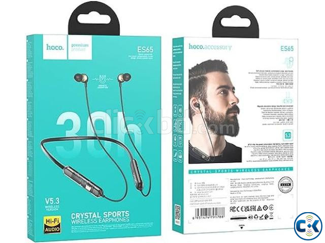 Hoco ES65 Crystal Sports Wireless Earphones Bluetooth V5.3 large image 0