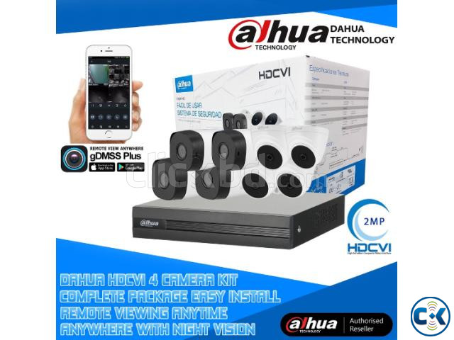 Dahua 8-CHANELL DVR 8-Pcs Camera 19 Monitor Package in BD large image 3