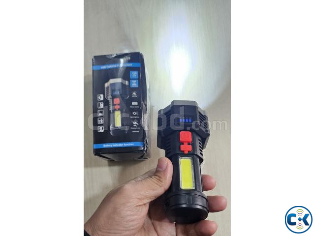 HY912 Usb Charge flash light 5 LED Light large image 3