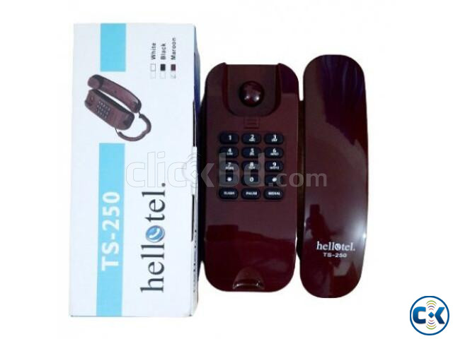 Hellotel TS-250 Handsfree Dial Telephone Price in Bangladesh large image 1