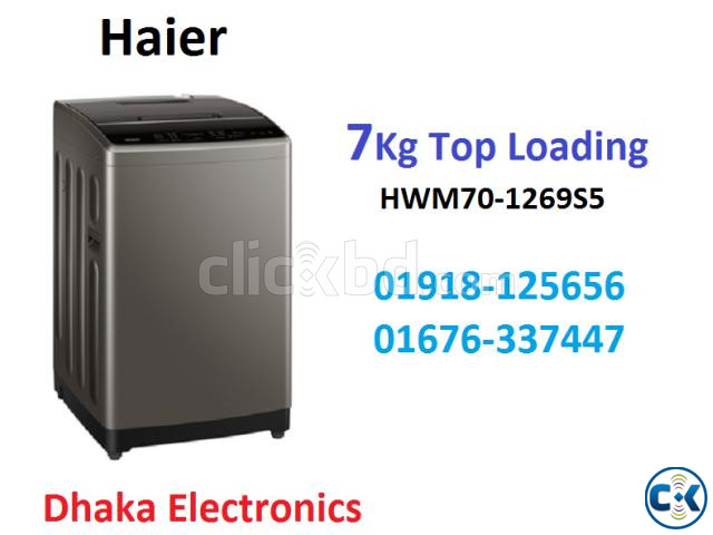 Haier 7Kg Top Load Automatic Washing Machine HWM70-1269S5  | ClickBD large image 0