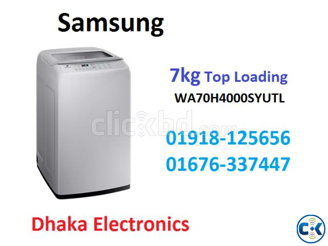 Samsung 7Kg Top Load Washing Machine WA70H4000SYUTL  | ClickBD large image 0
