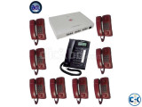 IKE PABX 08-LINE FULL PACKAGE WITH 08 TELEPHONE SET