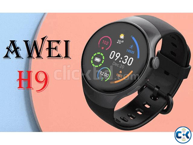 Awei H9 Smart Watch Men Women 1.32 inch Screen large image 0