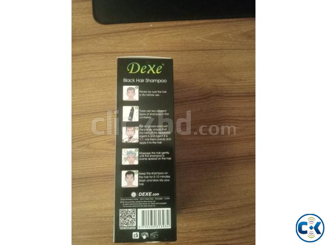 Dexe Black Hair Shampoo 400ml large image 3