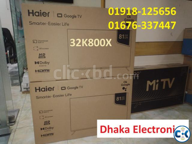 Haier 32 inch H32K800X ANDROID GOOGLE BEZEL LESS SMART TV large image 0