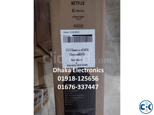 Haier 32 inch H32K800X ANDROID GOOGLE BEZEL LESS SMART TV large image 1