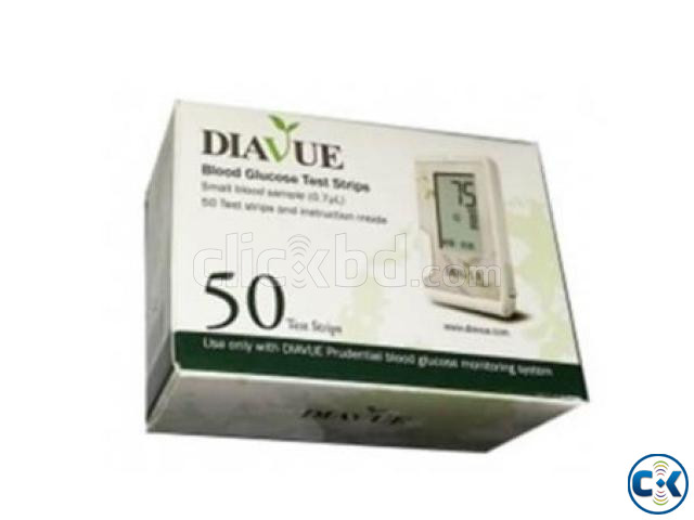 DIAVUE Prudential Glucose Test Strip 25pcs  large image 2