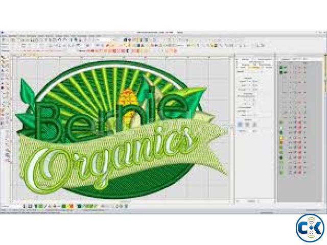 Wilcom e4.2 embroidery studio with corel draw large image 0
