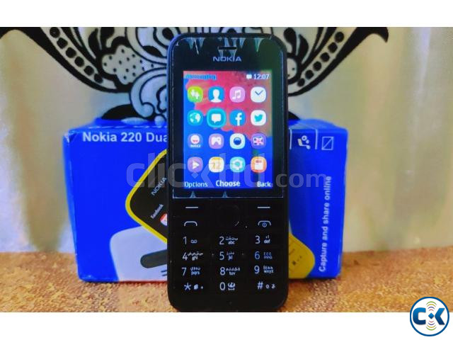 Nokia Asha 220 Original Refurbished Recondition Mobile Phone large image 2