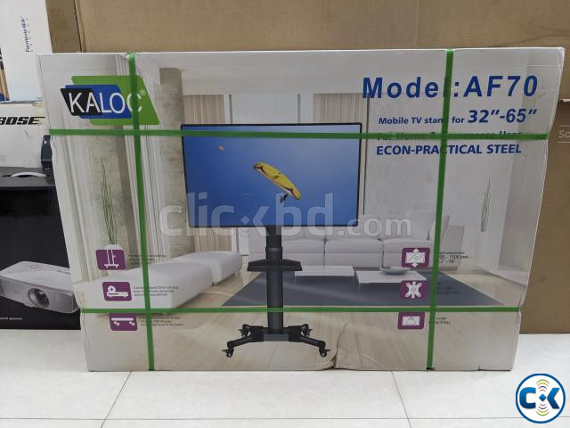 KALOC-AF70 32 -65 TV Stand with Wheels large image 2