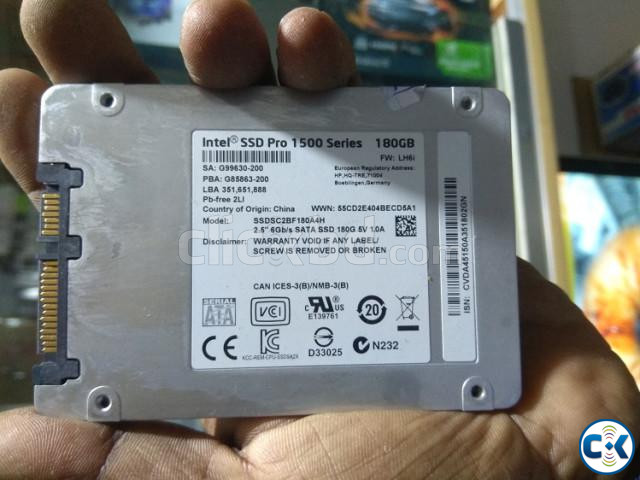 1 Year Warranty Intel 500 Series 2.5 180GB SATA III Interna large image 3