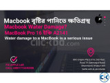 Water damage to a MacBook is a serious issue