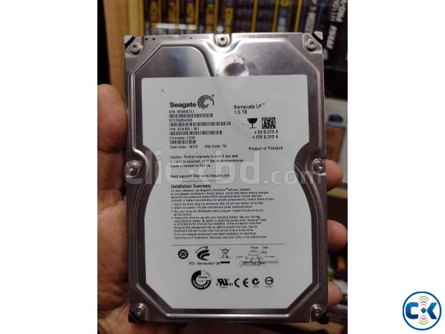 Seagate Barracuda Hard Drive 1.5TB 7200rpm 32MB Cache 3Gb s large image 1