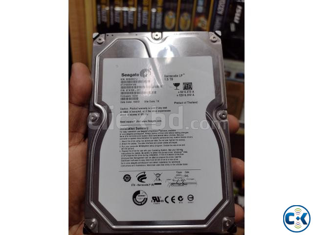 Seagate Barracuda Hard Drive 1.5TB 7200rpm 32MB Cache 3Gb s large image 2