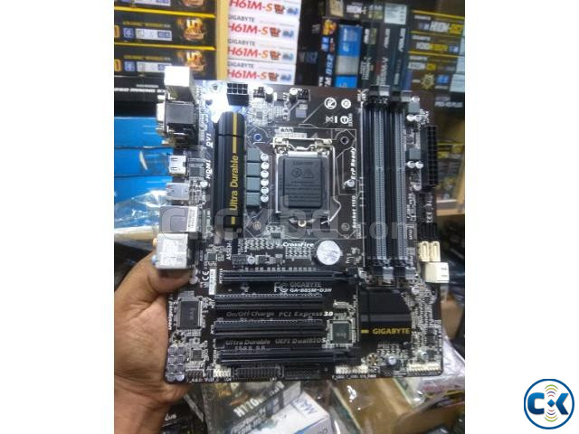 GIGABYTE GA-B85M-D3H HDMI Motherboard Fresh 1 Year Warranty large image 1