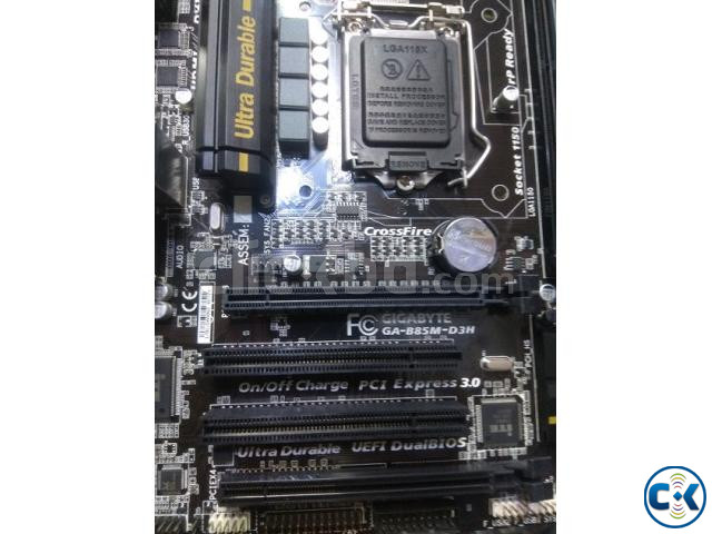 GIGABYTE GA-B85M-D3H HDMI Motherboard Fresh 1 Year Warranty large image 2