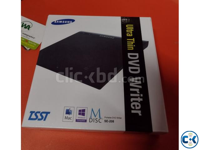 Portable SAMSUNG Black Slim External DVD ROM USB 3.0 1 Year large image 0