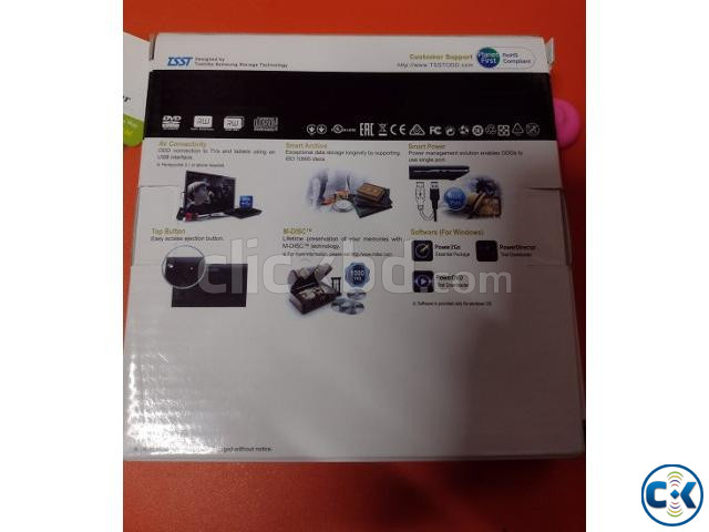 Portable SAMSUNG Black Slim External DVD ROM USB 3.0 1 Year large image 1