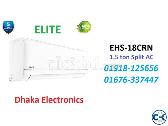 ELITE 1.5 TON SPLIT AIR CONDITIONER EHS-18CRN large image 0