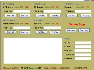 MATEORS AUTOMATIC MOBILE RECHARGE SYSTEM