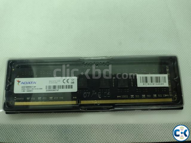 Adata 1600MHz Desktop RAM 1 Year Warranty 8GB DDR3 large image 1