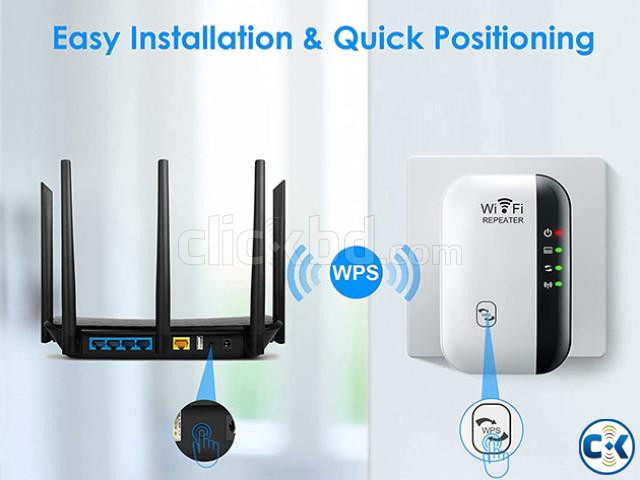 WiFi Repeater Mini WiFi US Plug WiFi Range Extender Wireless large image 0