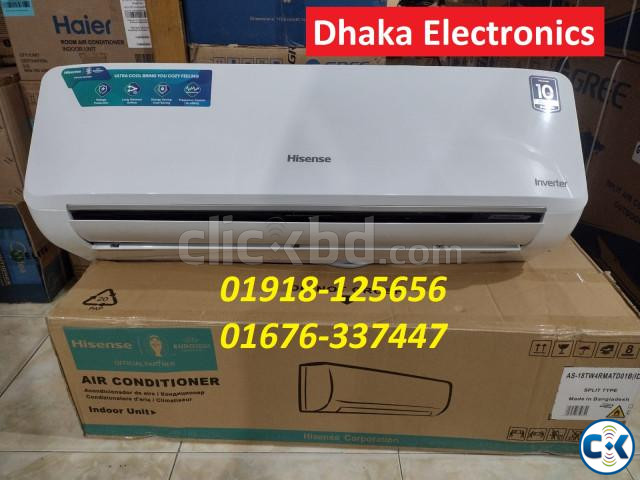 1.5 Ton Hisense AS-18TW4RMATD01BU INVERTER SPLIT AC large image 1