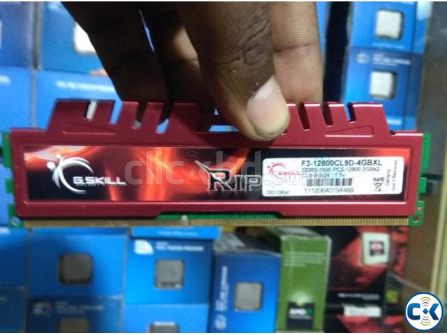 G.SKILL Ripjaws Series 4GB 240-Pin PC RAM DDR3 1600 Gaming large image 0