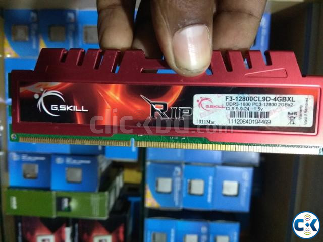 G.SKILL Ripjaws Series 4GB 240-Pin PC RAM DDR3 1600 Gaming large image 1