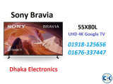SONY BRAVIA 55 inch X80L UHD 4K ANDROID GOOGLE TV