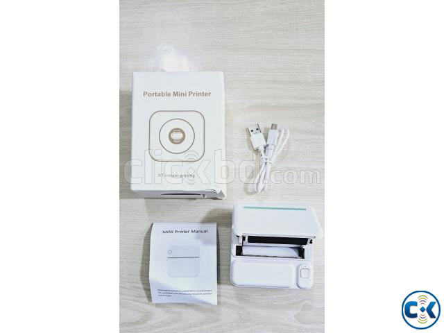 C19 Mini Pocket Bluetooth instant Thermal Printer large image 3