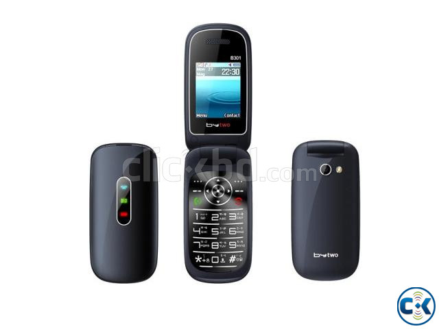 Bytwo B301 folding Flip Mobile Phone Magic Voice Black large image 0