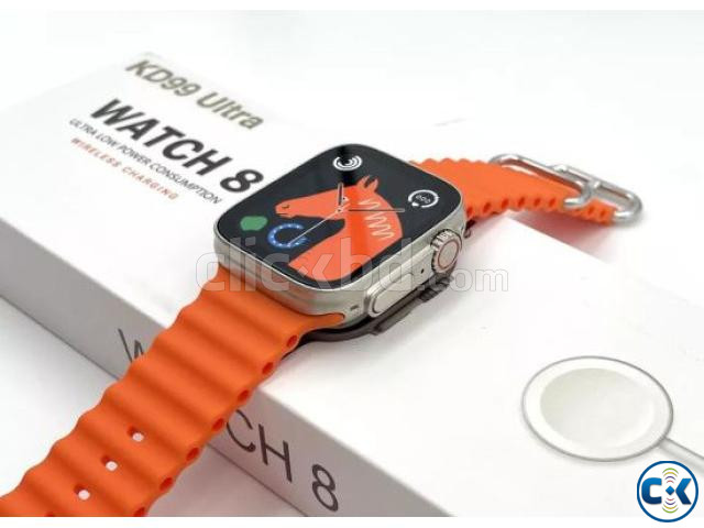 KD99 Ultra Smartwatch 1.99 Inch Waterproof Wireless Charging large image 1