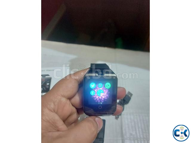 Q18 Smart Mobile Watch Full Touch Single Sim Smart watch large image 4