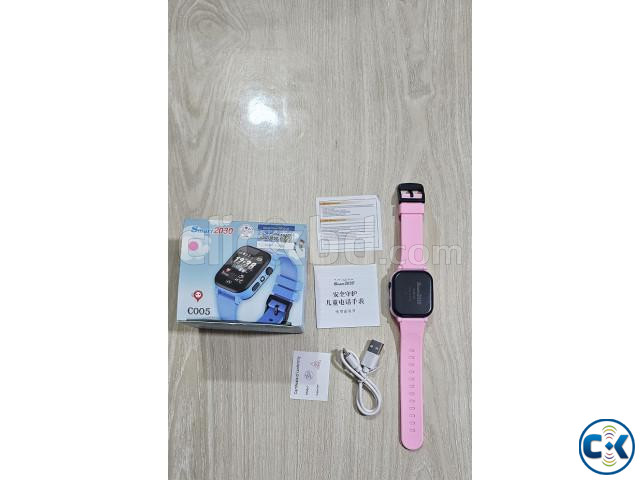 Smart2023 C005 GPS Calling Kids Watch With Camera Pink large image 4