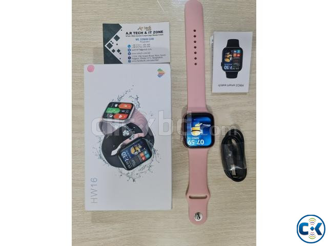 HW16 Smart Watch Bluetooth Calling Fitness Tracker large image 0