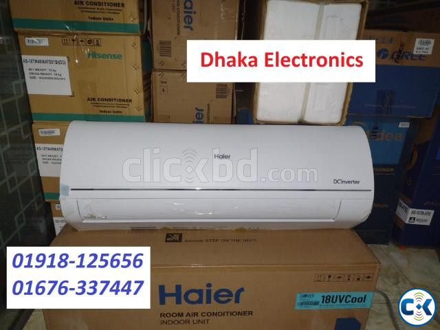 Haier 1.5 Ton HSU-18UVCool Split Inverter AC Price BD large image 0