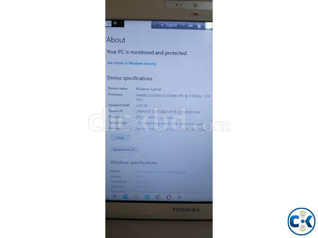 TOSHIBA LAPTOP Core i3 large image 3
