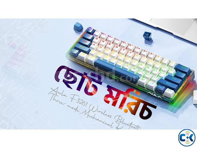 AULA F3261 Type-C Hot Swappable RGB Mechanical Gaming Keyboa large image 1