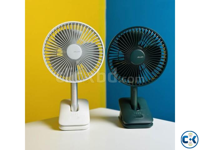 JISULIFE FA13R Rechargeable Clip Fan 8000mAh  large image 1