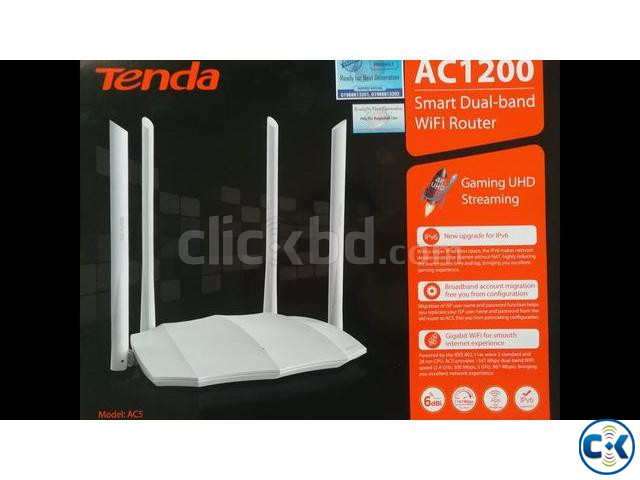 Tenda AC5 AC1200 Smart Dual-Band WiFi Router large image 0