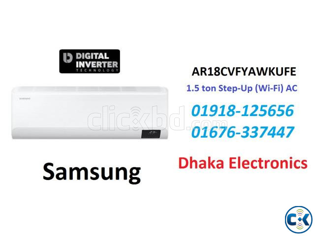1.5 Ton Samsung AR18CVFYAWKUFE Wi-Fi INVERTER SPLIT AC large image 0