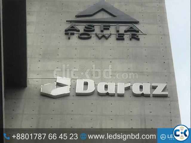 SS Acrylic Letter Name Plate Advertising in Dhaka BD large image 0