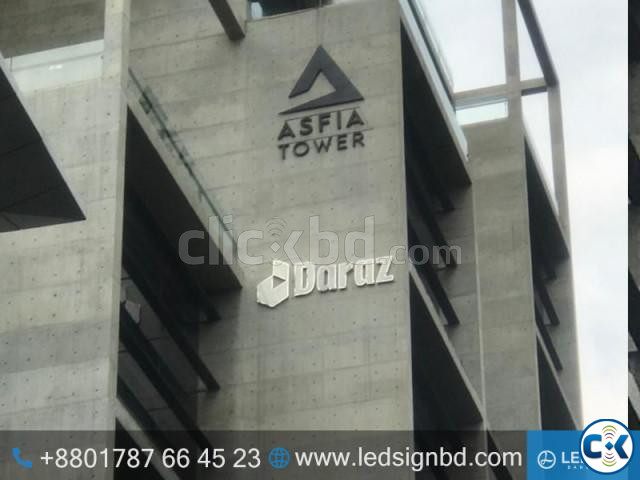 SS Acrylic Letter Name Plate Advertising in Dhaka BD large image 2
